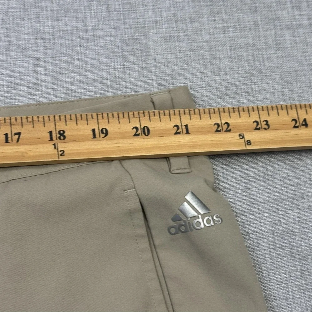 Adidas Golf Chino Shorts Mens 42 Beige Polyester Performance 10